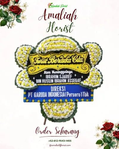 Papan Bunga Duka di Sawaran Lor